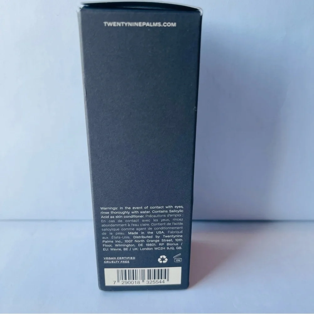 Twentynine Palms Cosmic Cypress Facial Cleanser, 3.3 oz - New in Box